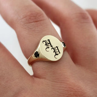Customs We Love: High Vis Signet Ring - Emily Proudfoot