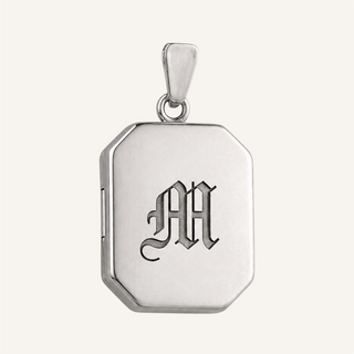 Custom Initial Locket - Silver or 9k Gold