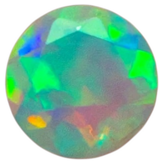 Multi-color gemstone with side-set stones