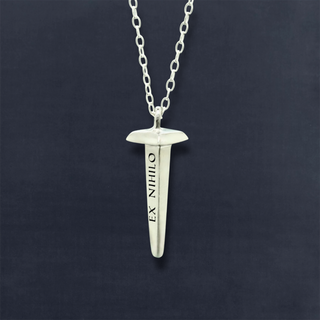 Mini Latin Nail Necklace - Ex Nihilo "From Nothing"