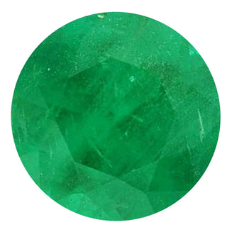 Gemstone band add-on with green oval gemstone side stones