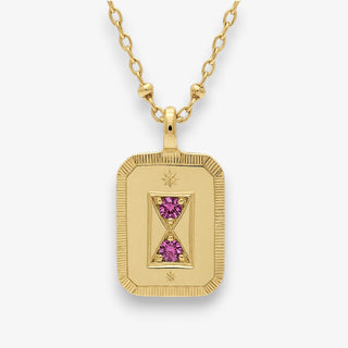 Tempus No 2 - ダイヤモンド・アワーグラス・ネックレス 0.10ct
