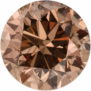 Gemstone band add-on with champagne brown oval gemstone side stones