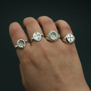 Cross Signet Ring | The Serpents Club