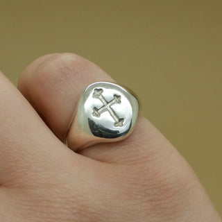 Cross Signet Ring | The Serpents Club