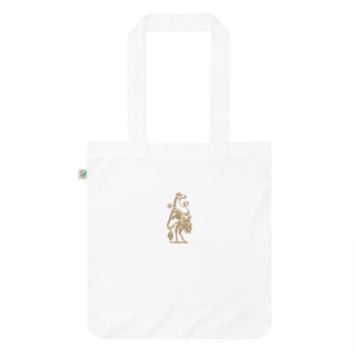Embroidered Mythical Beast Tote - Antique Gold, Bag, Apparel & Accessories, The Serpents Club